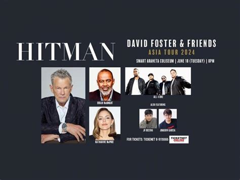 David Foster returning to Manila with Katharine McPhee, Brian .